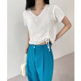 クロップシャーリングストラップニット | by muni:r | 詳細画像4 