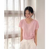 クロップシャーリングストラップニット | by muni:r | 詳細画像42 