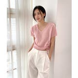 クロップシャーリングストラップニット | by muni:r | 詳細画像43 