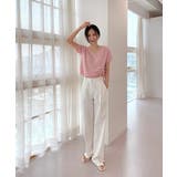 クロップシャーリングストラップニット | by muni:r | 詳細画像55 