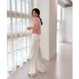 クロップシャーリングストラップニット | by muni:r | 詳細画像56 