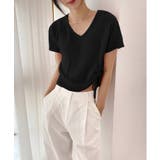 クロップシャーリングストラップニット | by muni:r | 詳細画像57 