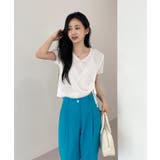 クロップシャーリングストラップニット | by muni:r | 詳細画像62 