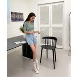 Vネックカラーリブニット | by muni:r | 詳細画像33