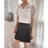 Vネックカラーリブニット | by muni:r | 詳細画像8