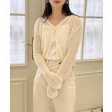 シースルーカラークロップドガーディガン | by muni:r | 詳細画像20 