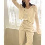 シースルーカラークロップドガーディガン | by muni:r | 詳細画像23 