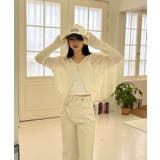 シースルーカラークロップドガーディガン | by muni:r | 詳細画像3 