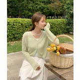 シースルーカラークロップドガーディガン | by muni:r | 詳細画像40 