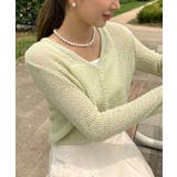 シースルーカラークロップドガーディガン | by muni:r | 詳細画像41 