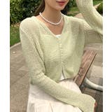 シースルーカラークロップドガーディガン | by muni:r | 詳細画像42 