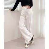 ホワイト | ステッチワイドパンツ | by muni:r