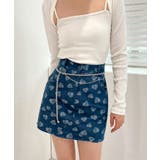 ラブリーハートデニムスカート | by muni:r | 詳細画像1 