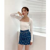 ラブリーハートデニムスカート | by muni:r | 詳細画像3 