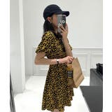 フラワーパターンミニワンピース | by muni:r | 詳細画像4 