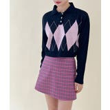 アーガイルチェッククロップニット | by muni:r | 詳細画像33 