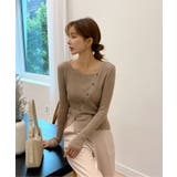 アンバランス斜線ニットカーディガン | by muni:r | 詳細画像16