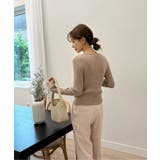 アンバランス斜線ニットカーディガン | by muni:r | 詳細画像19