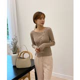 アンバランス斜線ニットカーディガン | by muni:r | 詳細画像20