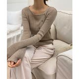 アンバランス斜線ニットカーディガン | by muni:r | 詳細画像29