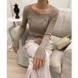 アンバランス斜線ニットカーディガン | by muni:r | 詳細画像30