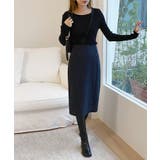 アンバランス斜線ニットカーディガン | by muni:r | 詳細画像7