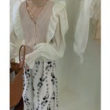 シフォンフリルニットカーディガン | by muni:r | 詳細画像2