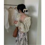 シフォンフリルニットカーディガン | by muni:r | 詳細画像4