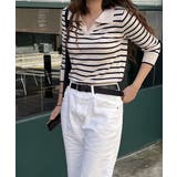 スリットストライプニット | by muni:r | 詳細画像1