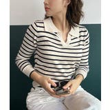 スリットストライプニット | by muni:r | 詳細画像3