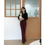 ベーシックシルエットブーツカットスラックス | by muni:r | 詳細画像40