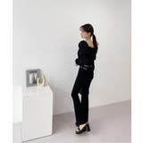 パフショルダースクエアネッククロップドブラウス | by muni:r | 詳細画像22