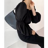 パフショルダースクエアネッククロップドブラウス | by muni:r | 詳細画像29