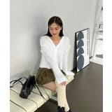 ソフトアンゴラ風カーディガン | by muni:r | 詳細画像1