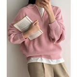 デイリールーズフィットカラーハーフジップ | by muni:r | 詳細画像10 