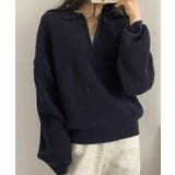 デイリールーズフィットカラーハーフジップ | by muni:r | 詳細画像16 