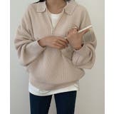 デイリールーズフィットカラーハーフジップ | by muni:r | 詳細画像5 