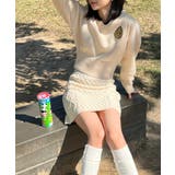 ワッペン刺繍Vネックニット | by muni:r | 詳細画像14