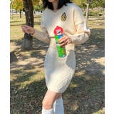 ワッペン刺繍Vネックニット | by muni:r | 詳細画像2