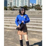 ワッペン刺繍Vネックニット | by muni:r | 詳細画像23