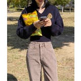 ワッペン刺繍Vネックニット | by muni:r | 詳細画像36