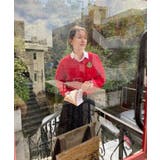 ワッペン刺繍Vネックニット | by muni:r | 詳細画像55