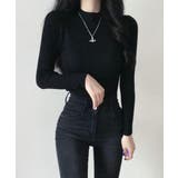 ハーフタートルネックリブ長袖ニット | by muni:r | 詳細画像6