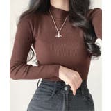 ハーフタートルネックリブ長袖ニット | by muni:r | 詳細画像9