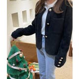 ノカラーブックルツイードボタンジャケット | by muni:r | 詳細画像15 