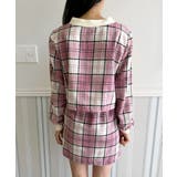 チェックカーディガンスカートセットアップ | by muni:r | 詳細画像47 