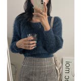 ソフトスクエアアンゴラ風ニット | by muni:r | 詳細画像17 