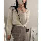 ソフトスクエアアンゴラ風ニット | by muni:r | 詳細画像2 