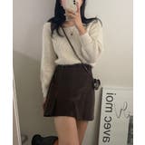 ソフトスクエアアンゴラ風ニット | by muni:r | 詳細画像3 