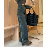 サイドフリンジスリットパンツ | by muni:r | 詳細画像5